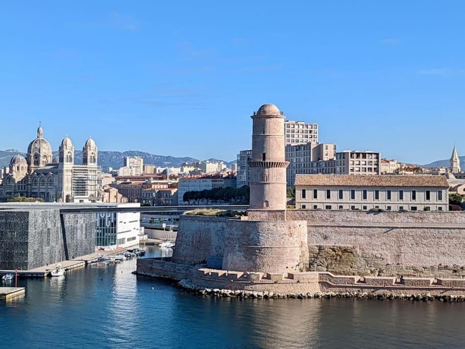 Grand Retro Vieux-port Panier Mucem Appartement Marseille
